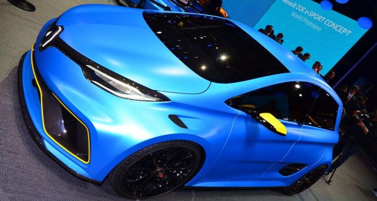 Genève 2017 live : Renault Zoe e-Sport Concept