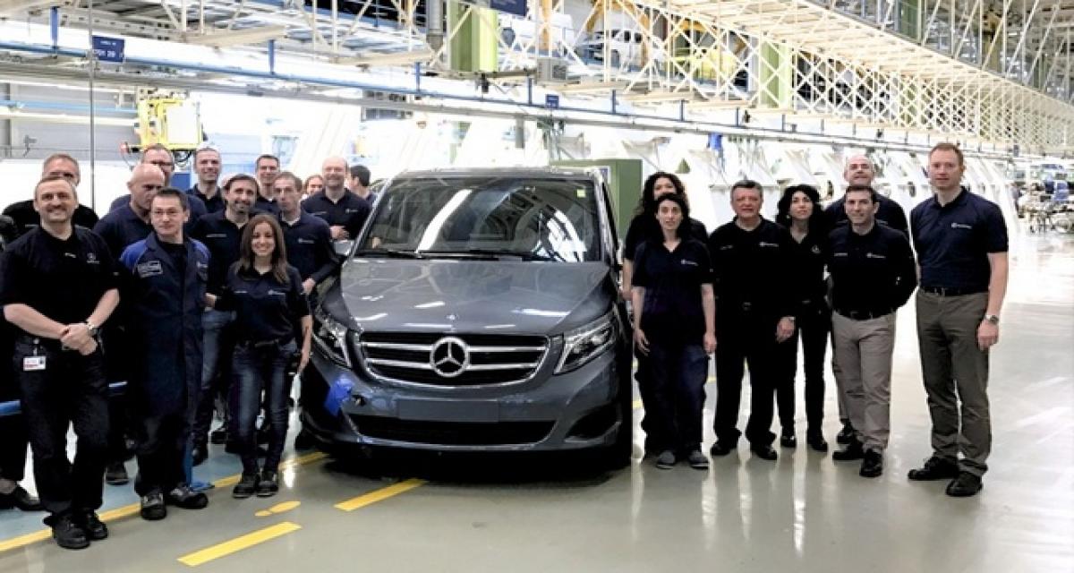 Mercedes Classe V : 100 000 unités à Vitoria