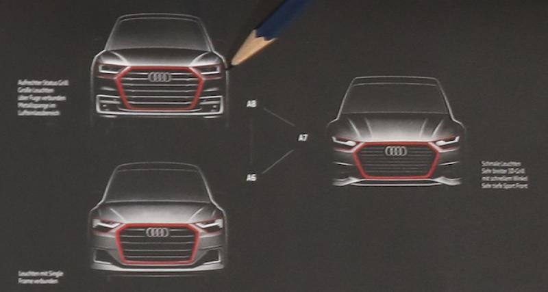  - Les prochaines Audi se démarqueront par leurs calandres