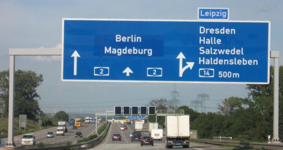 Le Bundestag a voté une vignette pour les autoroutes allemandes