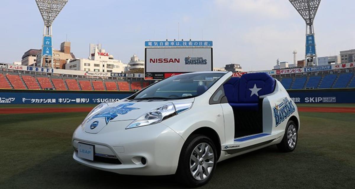 Après le pick-up, voici la Nissan Leaf cabriolet de parade