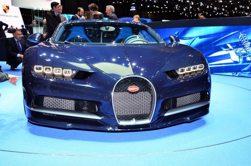  - Genève 2017 live : Bugatti Chiron 1