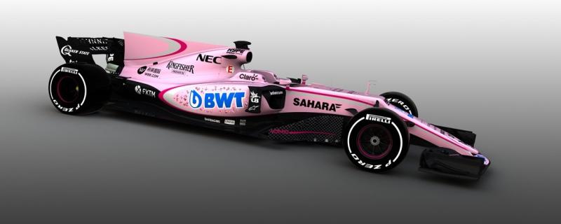 F1 2017 : La Force India vire au rose 1