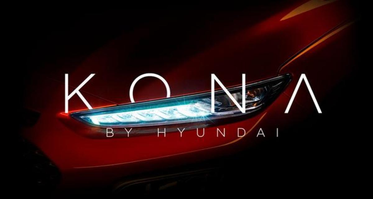 Hyundai Kona : teasers officiels pour le futur SUV compact