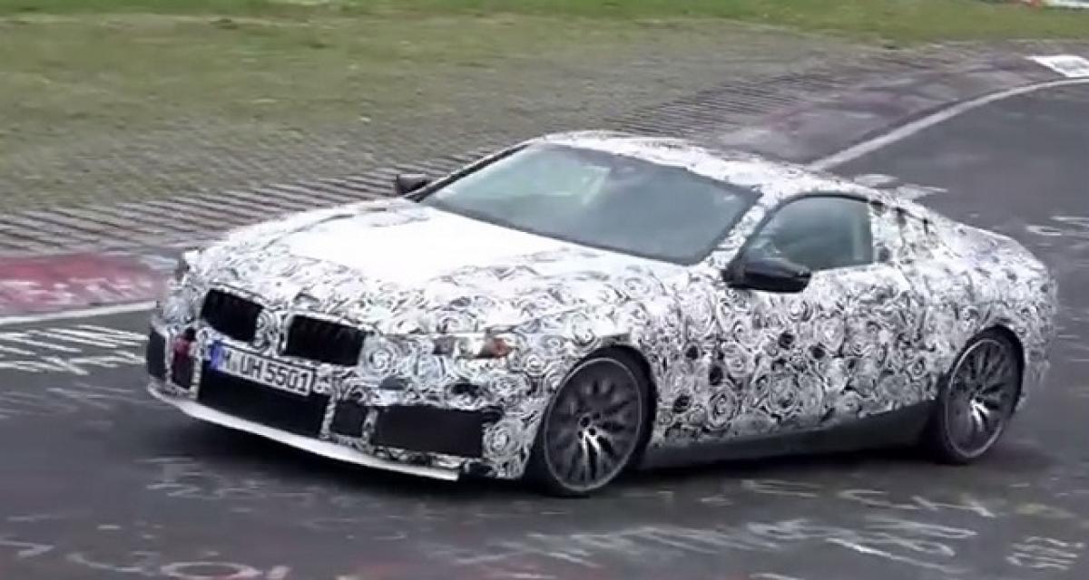 Spyshot : la BMW Série 8 à l'attaque au Nürburgring
