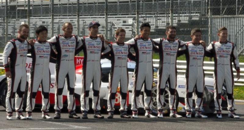  - WEC 2017 : avec les pilotes Toyota au prologue de Monza