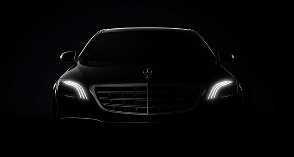 La nouvelle Mercedes Classe-S continue à s'annoncer, rendez-vous à Shanghai
