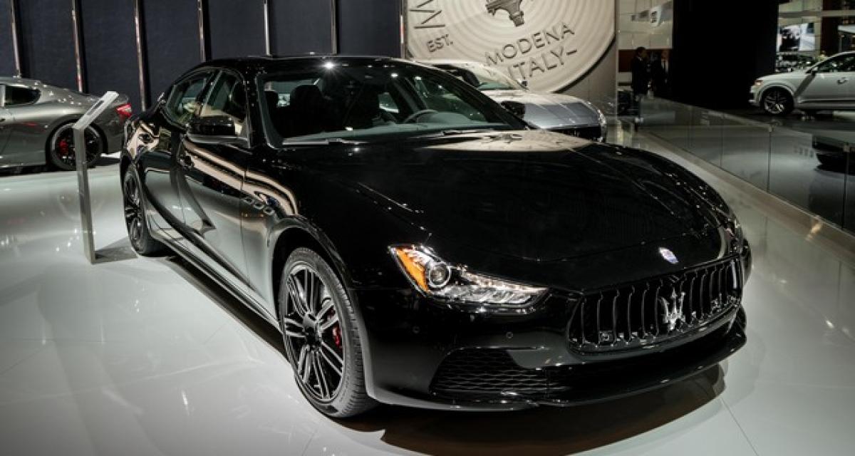 New York 2017 : Maserati Ghibli Nerissimo