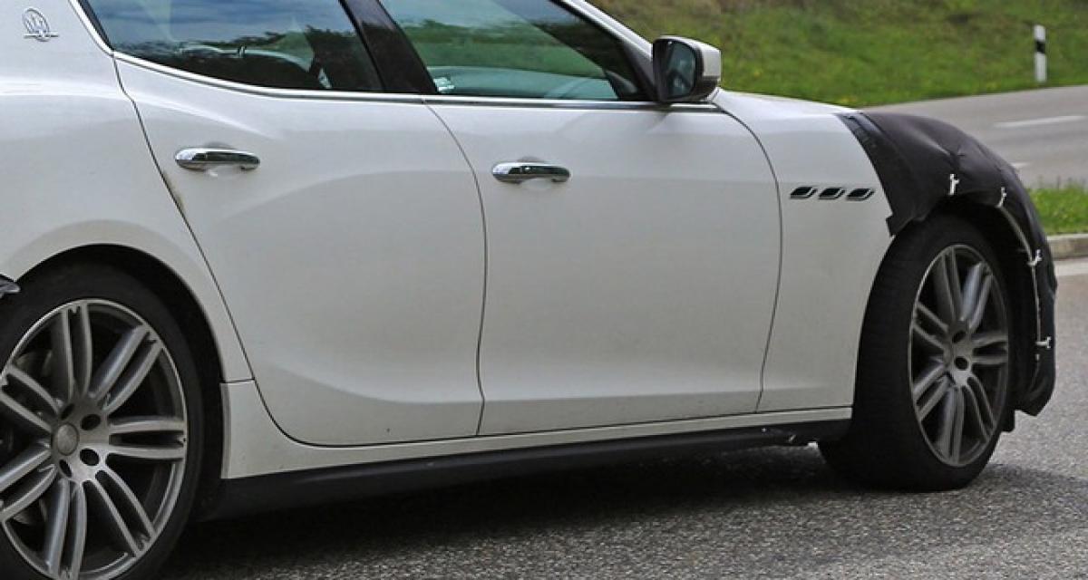 Spyshot : la Maserati Ghibli un peu restylée se déshabille