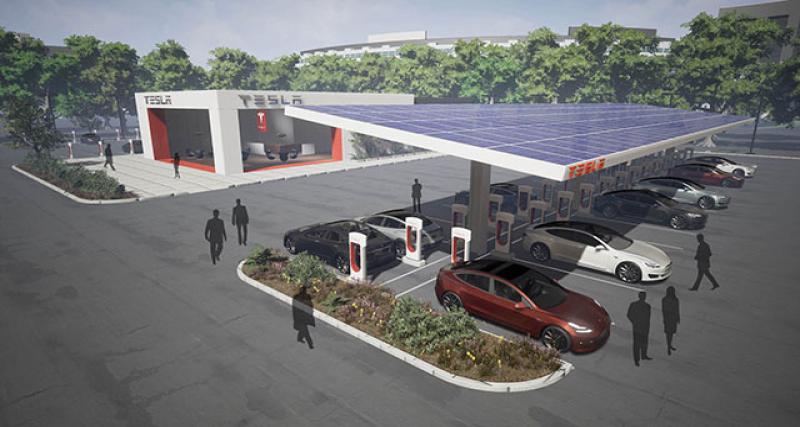  - Tesla accélère l'expansion du réseau de Supercharger