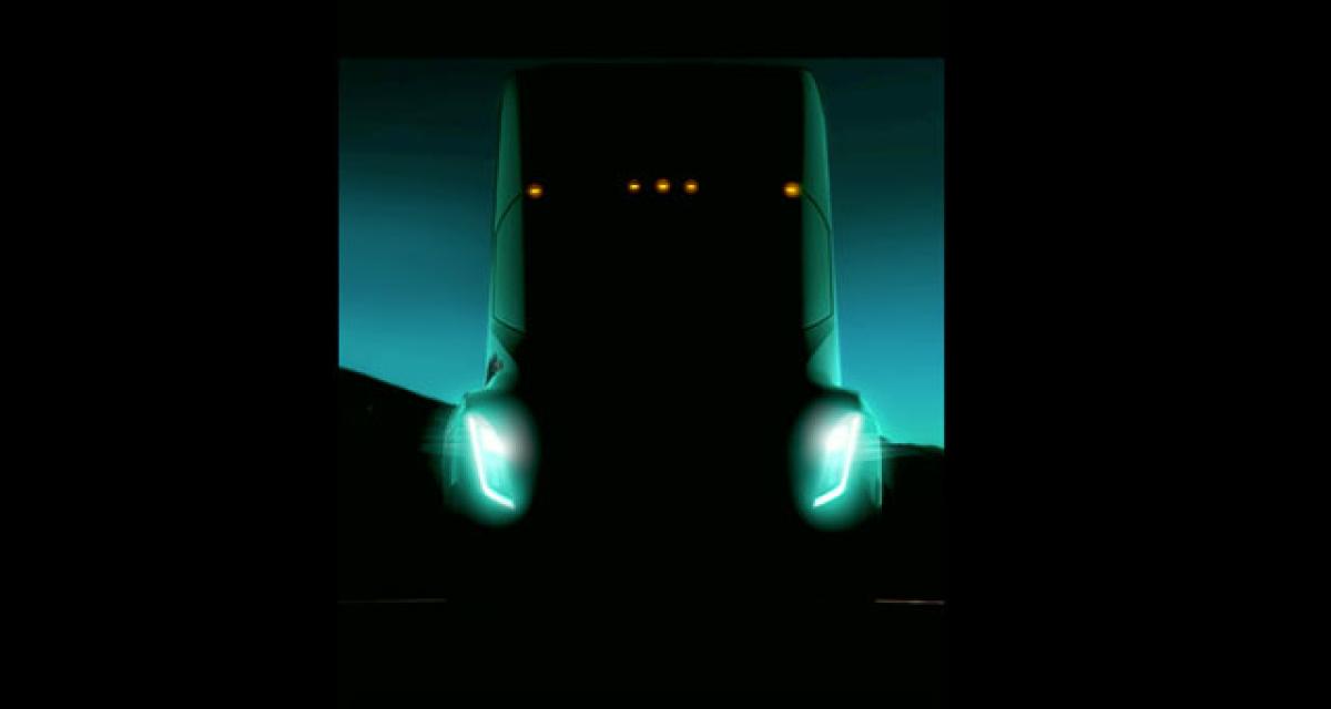 Première image du camion électrique Tesla