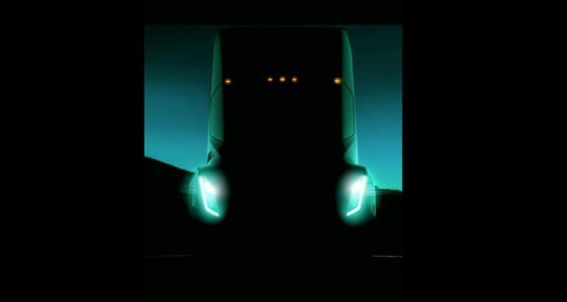  - Première image du camion électrique Tesla
