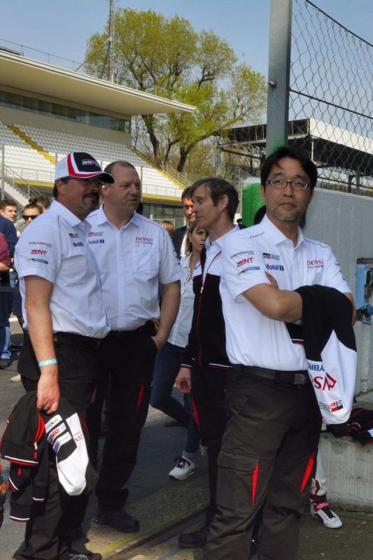  - WEC 2017 : avec les pilotes Toyota au prologue de Monza 1
