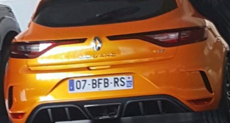  - La nouvelle Renault Megane RS en fuite sur la toile