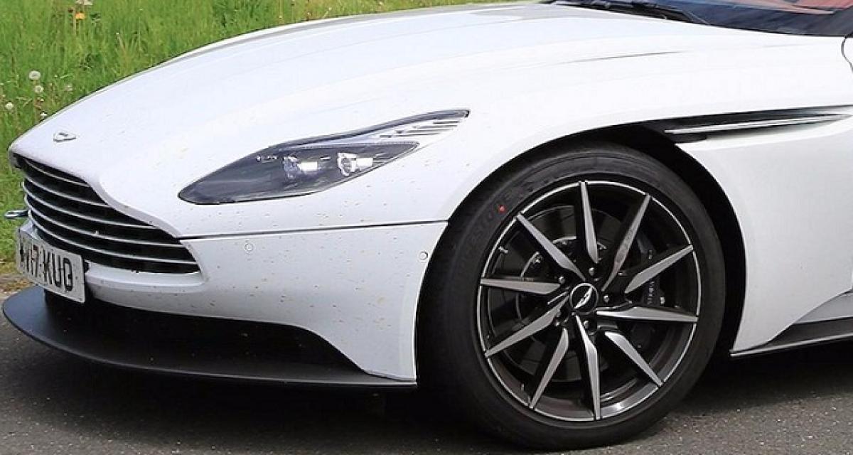 Spyshot : L’Aston Martin DB11 Volante continue son effeuillage