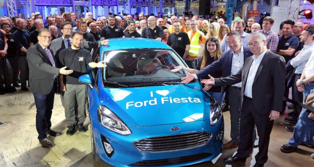 La production de la nouvelle Ford Fiesta a démarré