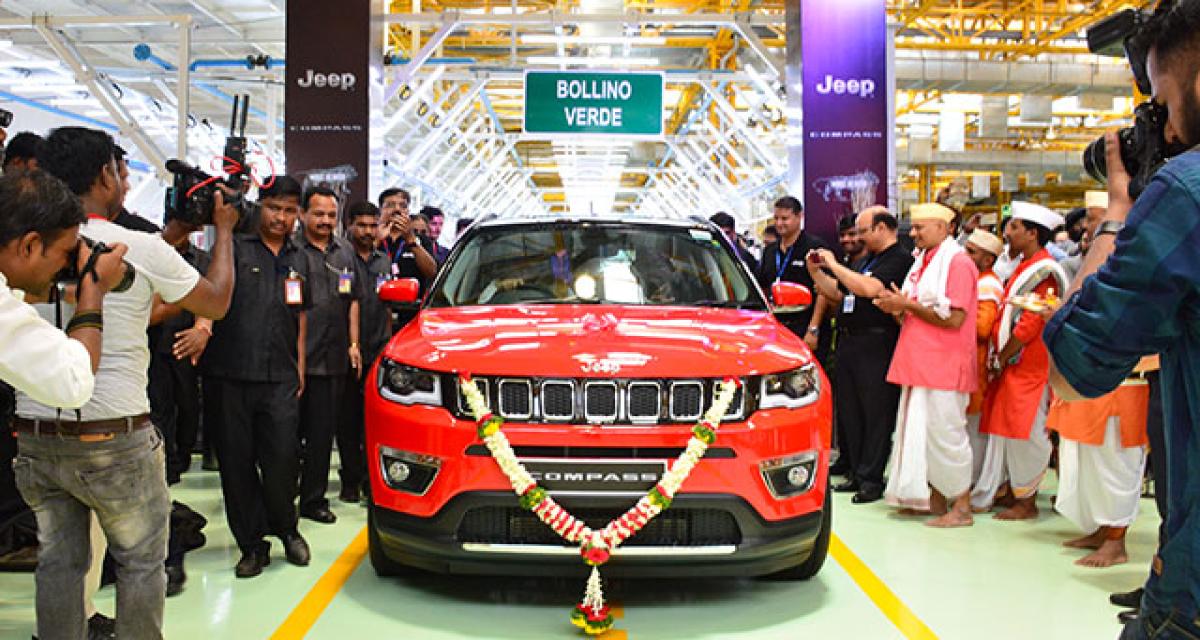 Les débuts de la Jeep Compass en Inde