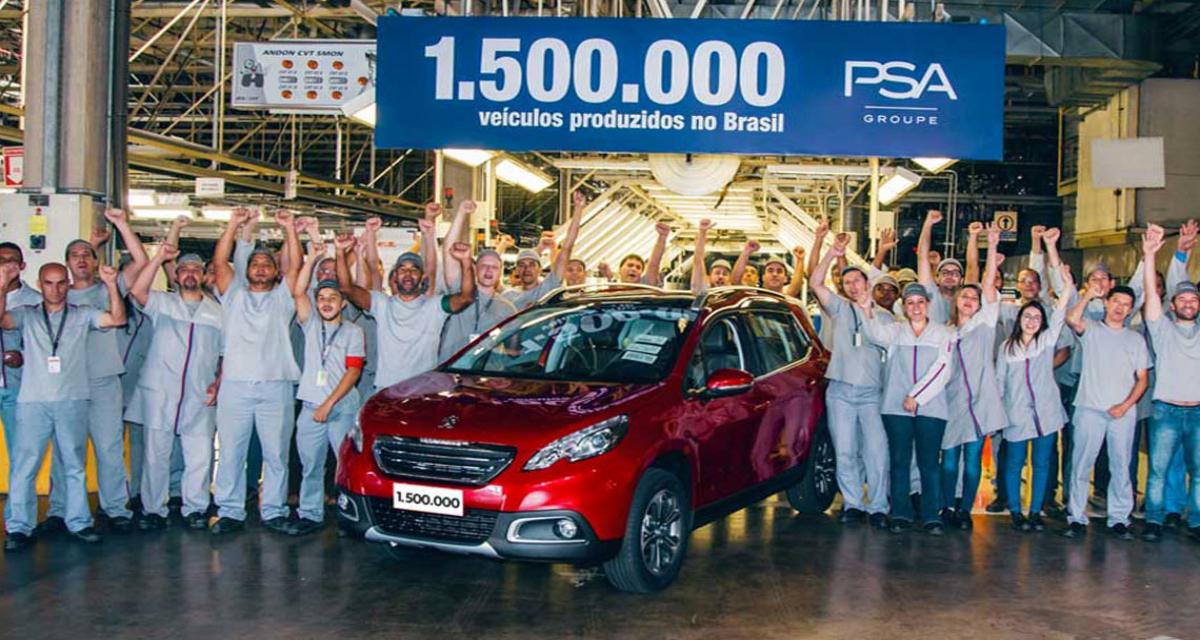 PSA fête 1,5 millions de véhicules produits au Brésil
