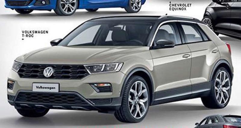  - Première photo du Volkswagen T-Roc en avance ?