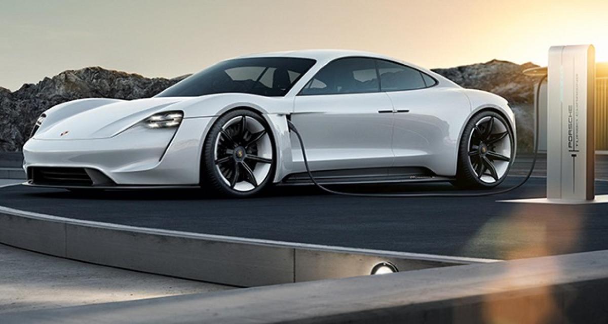 La moitié des ventes Porsche en électrique d’ici 2023