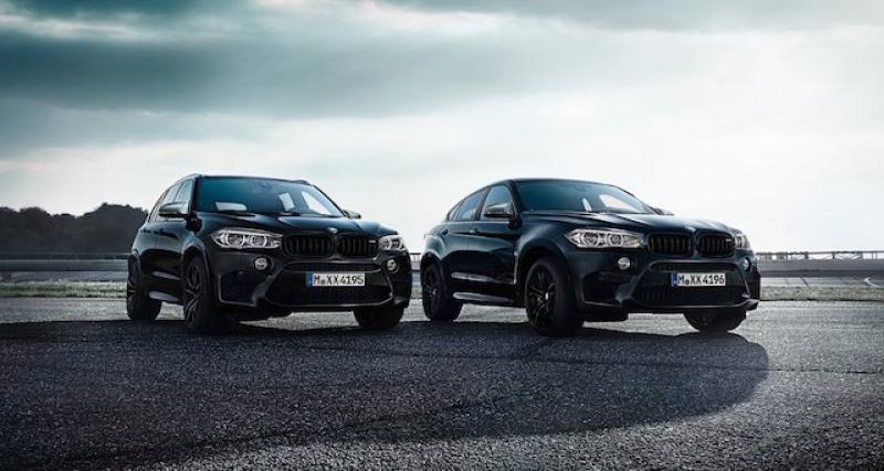  - BMW X5 M et X6 M Black Fire Edition