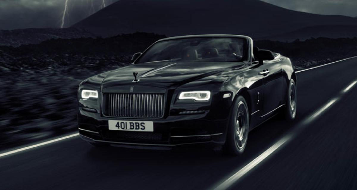 Rolls-Royce Dawn Black Badge, le noir est mis