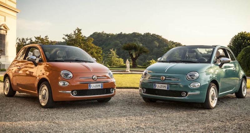  - La Fiat 500 fête ses soixante ans avec une série Anniversario [mis à jour]