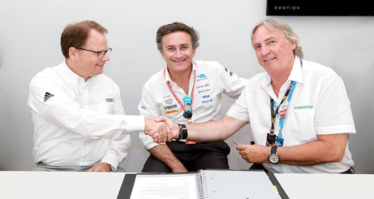 Formule E : Audi Sport et Schaeffler poursuivent ensemble