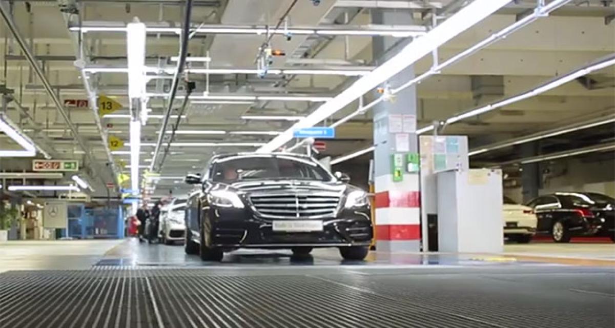 Début de production... autonome pour la Mercedes Classe-S restylée