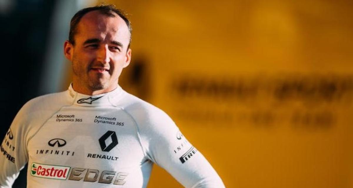 F1 : nouveau test avec Renault pour Robert Kubica