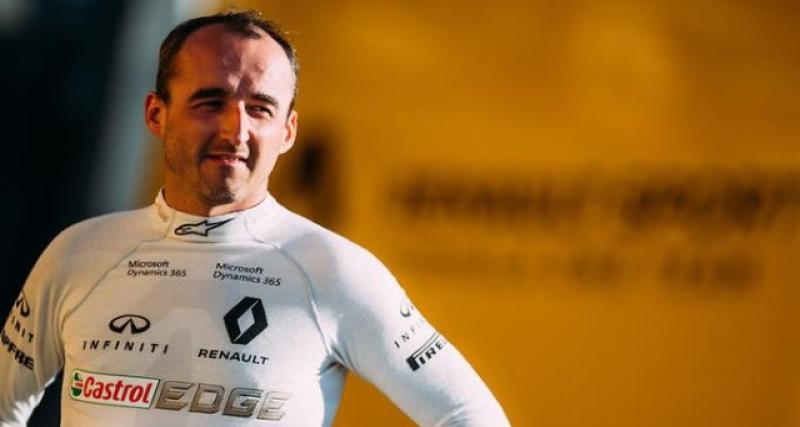  - F1 : nouveau test avec Renault pour Robert Kubica