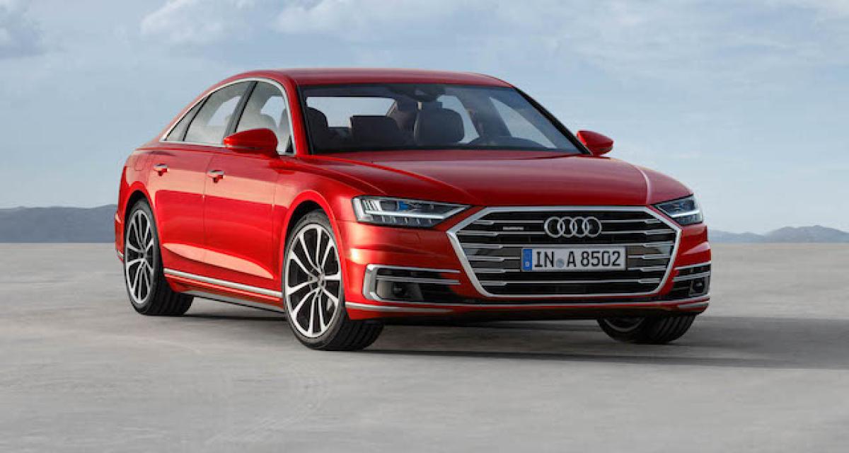 Audi dévoile l’A8, son fleuron technologique