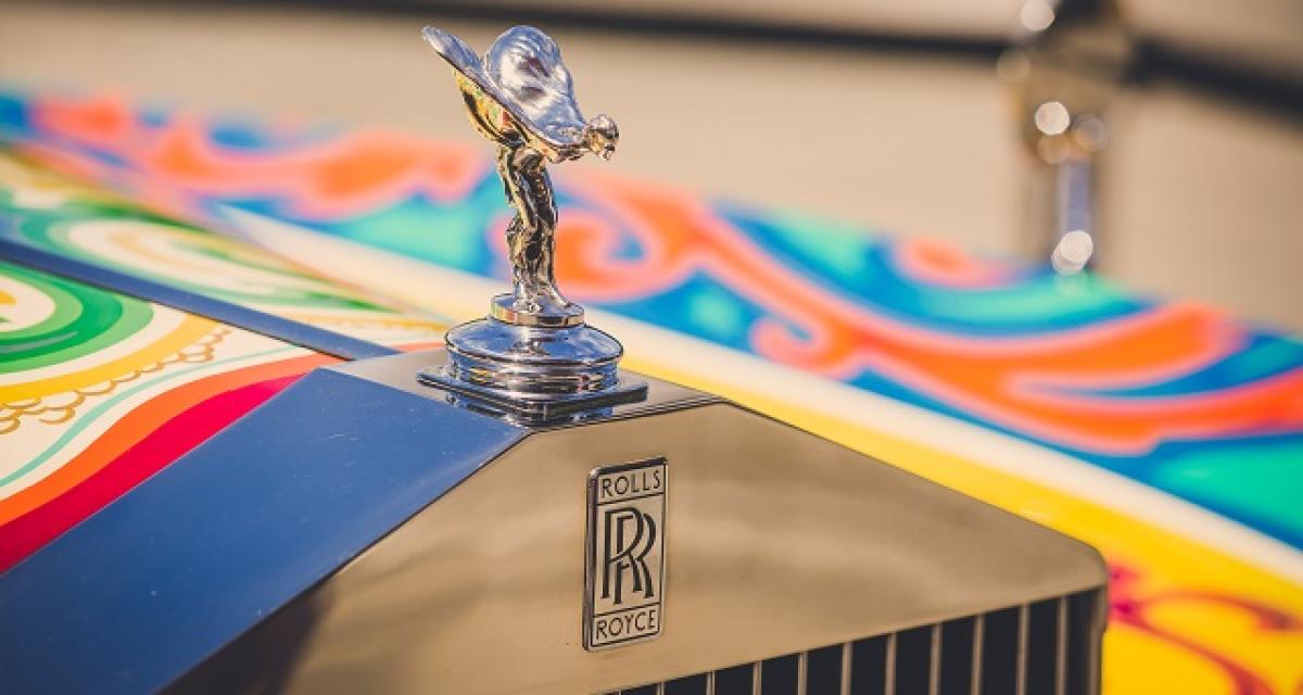 La Rolls-Royce de John Lennon retrouve le sol britannique le temps d'une exposition