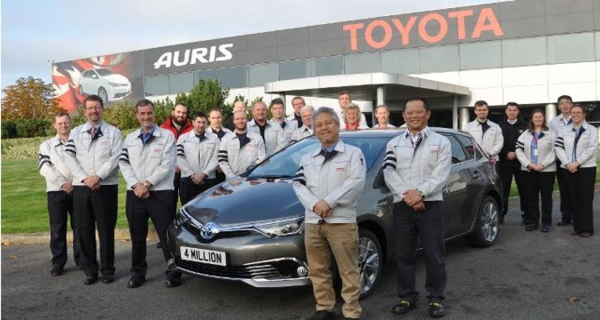 Toyota aurait pris la décision d’investir à Burnaston après une lettre du gouvernement britannique