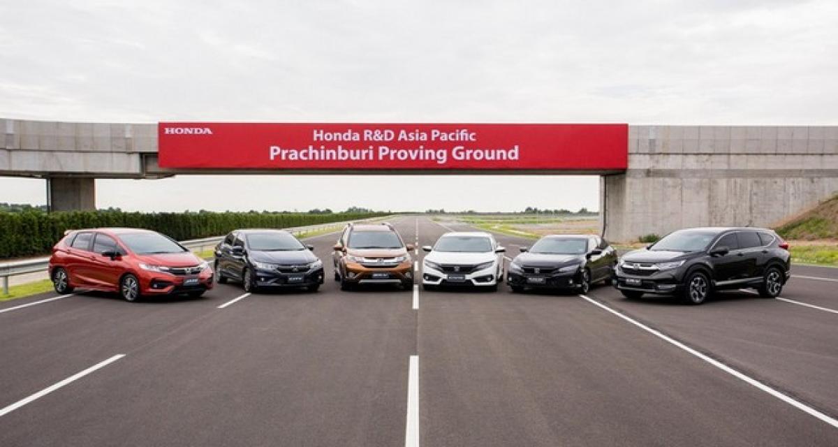 Honda ouvre une piste d'essai à Prachinburi