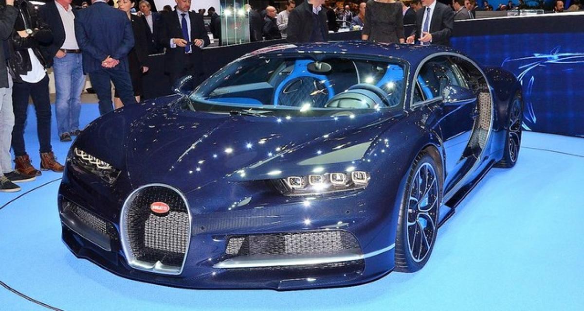 La remplaçante de la Bugatti Chiron sera électrifiée