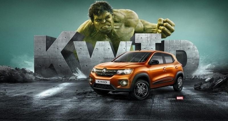  - Le Renault Kwid fait équipe avec Hulk au Brésil