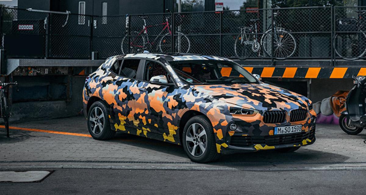 BMW tease le X2 sous un camouflage inédit
