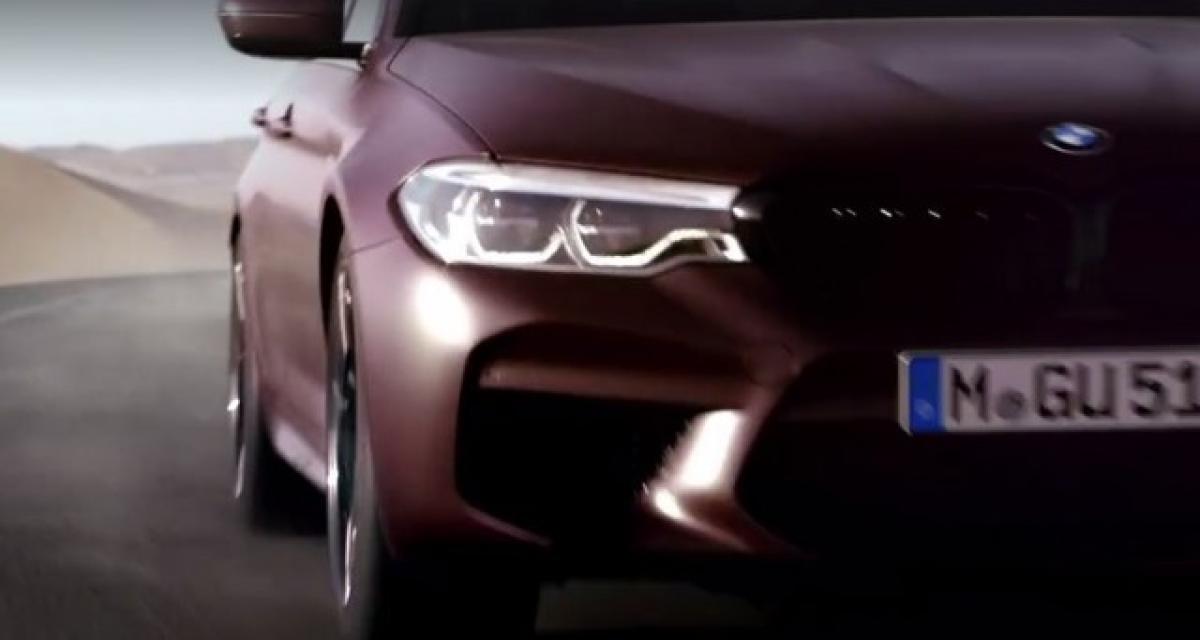La nouvelle BMW M5 s'annonce en vidéo