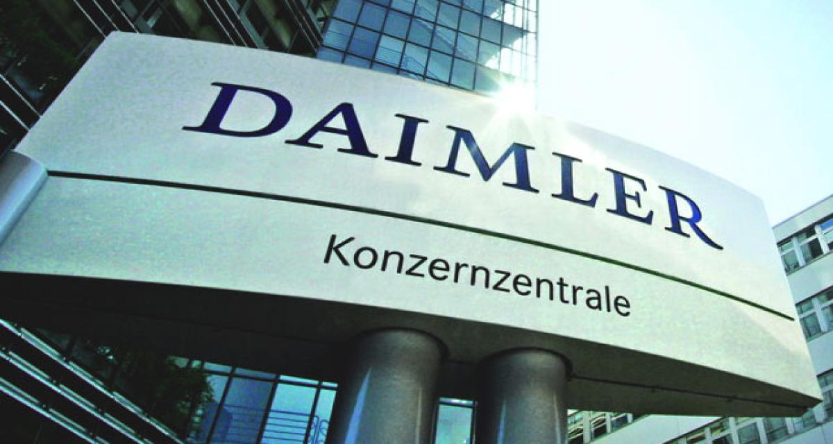 Daimler veut repenser son organisation, et devenir une holding