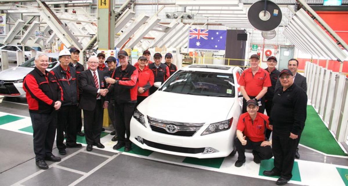 Australie : rideau pour la Toyota Aurion