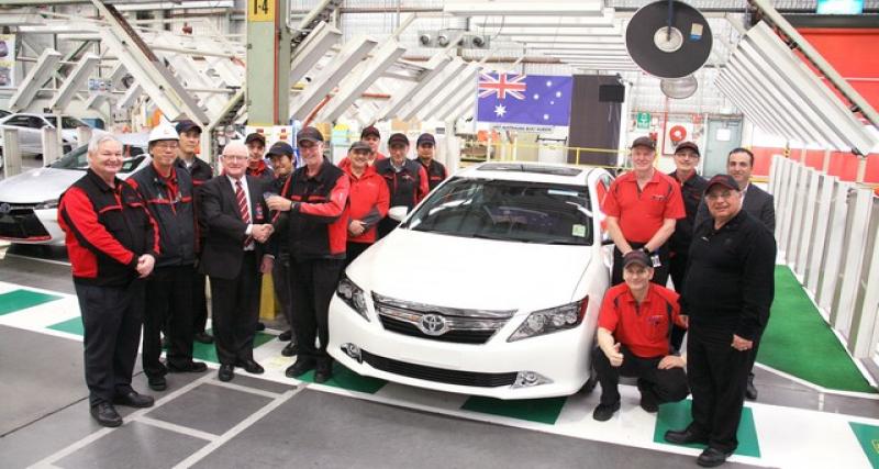  - Australie : rideau pour la Toyota Aurion