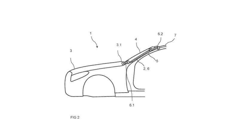  - Mercedes a enregistré un brevet sur des airbags extérieurs 1
