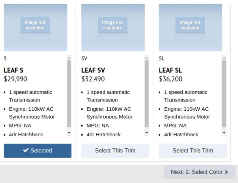 Nouvelle Nissan Leaf : spécifications et prix en fuite 1