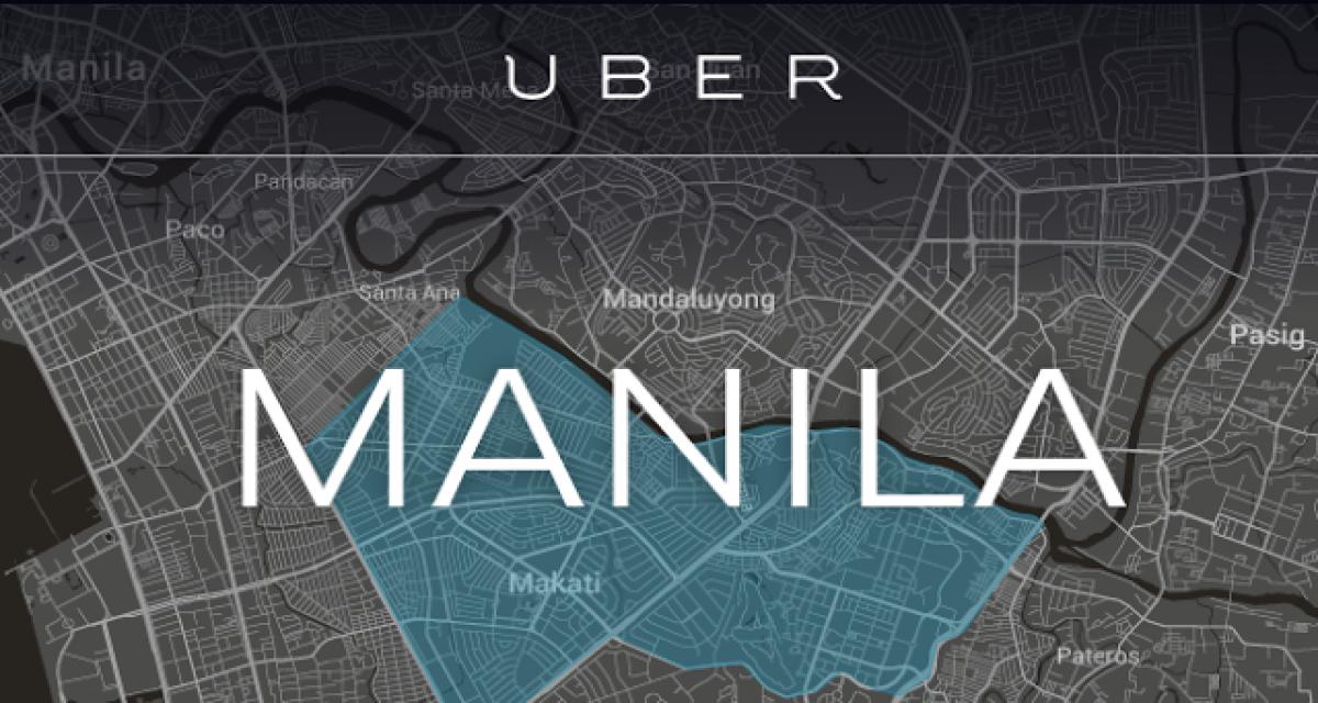 Uber paie pour revenir aux Philippines