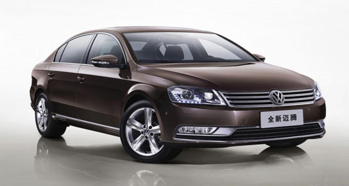 Volkswagen : 1,82 million de véhicules au rappel en Chine