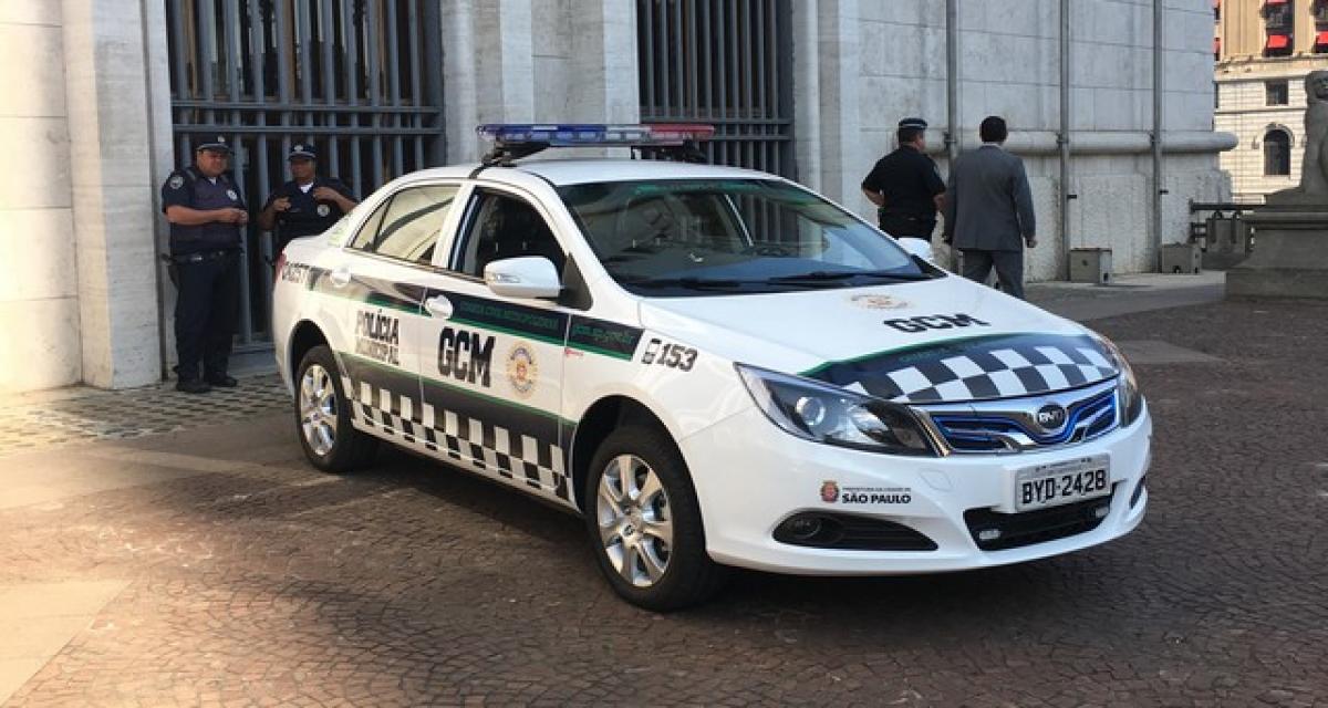 Des voitures électriques pour la police de São Paulo
