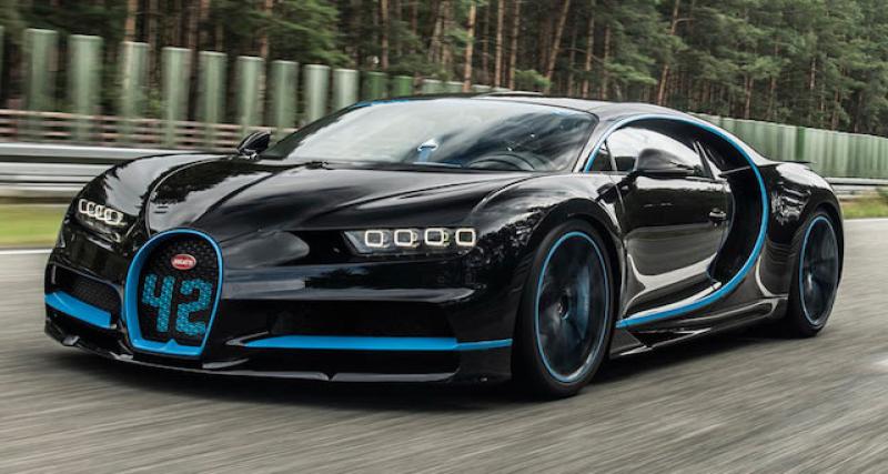  - Nouveau record pour la Bugatti Chiron : 0 à 400 km/h puis 0 en 41,96 s