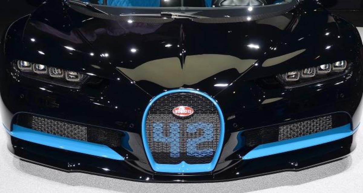 Francfort 2017 Live : Bugatti Chiron 