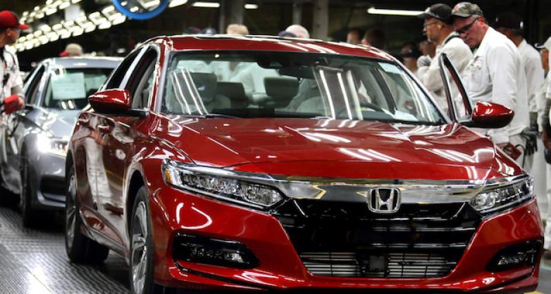  - Honda démarre la production de la nouvelle Accord